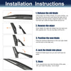 Ford Fiesta Rear Windshield Wiper Blade 300mm 12 Inch (2008-2016)