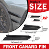 C8 Corvette Carbon Flash Front Bumper Canard Diffuser Splitter Fins (2020+)