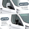 Ford Transit Custom Right Rearview Mirror Cover Cap Gloss Black (2012-2023)