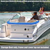 Boat Bimini Top Storage Boot 85"-90" W Marine Grade Polyester