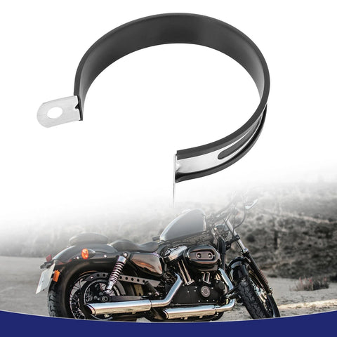 Motorcycle Exhaust Down Pipe Clamp Bracket Fastener 3.94"