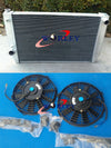 Ford Falcon V8 6cyl XC XD XE XF Fairlane 5 Row Radiator + Fans (1972-1985)