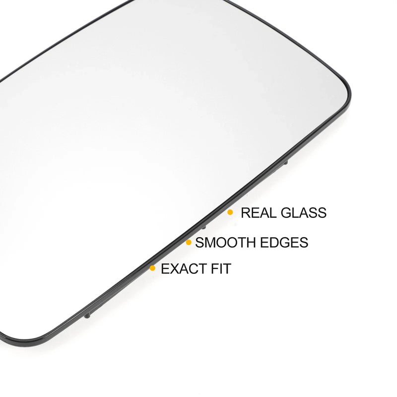 Mercedes Sprinter Left Upper White Mirror Glass w/ Back Heated (1995-2006)
