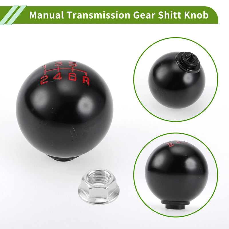 Honda Accord (1990-1997) Black Aluminum 6 Speed Manual Gear Shift Knob