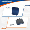 BMW 530i 540i M5 Quantum Blue Rear Car Bumper Tow Hook Cover