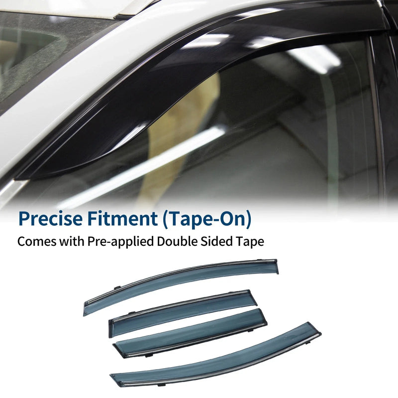 Honda Fit Side Window Vent Visors Car Window Deflectors (2009-2014)