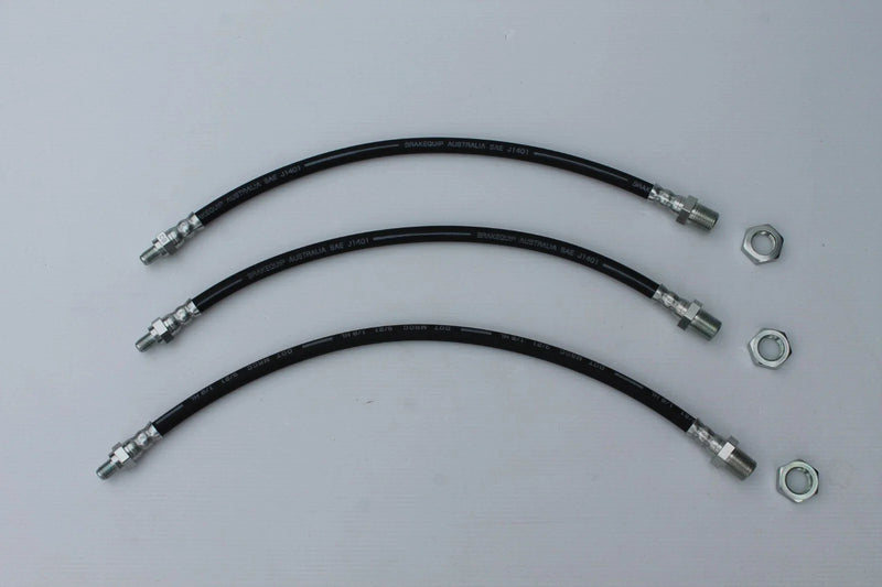 Nissan 520 & 521 Brake Hose Set (3) (1965-1978)