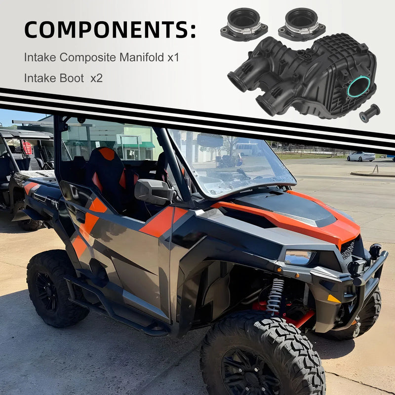 Polaris Ranger 900 Air Box Intake Manifold w/ Boot (2014-2018)