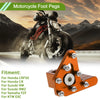 Honda CRF50 1 Pc Motorcycle Foot Pegs Orange