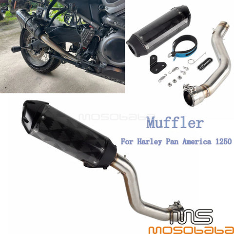 Harley Pan America 1250 Carbon Fiber Exhaust System (2021-2023)