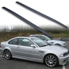 BMW M3 E46 2000-2006 Side Skirt Extension (2 x Matte Black Rocker Panels)