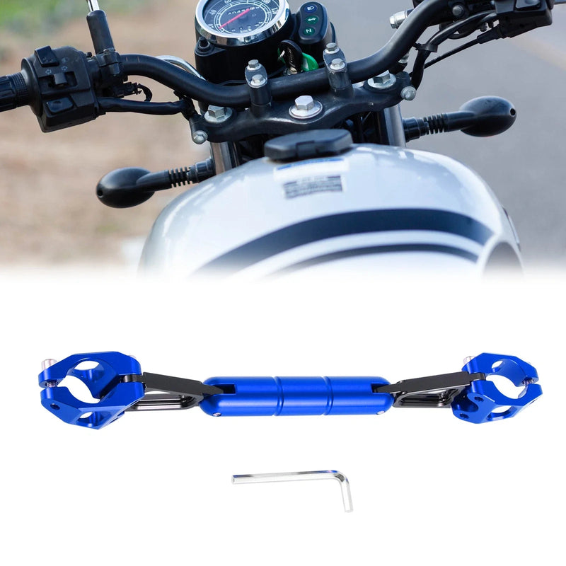 Motorcycle Blue Adjustable Handlebars Cross Bar with Wrench