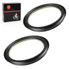 Honda Foreman 400 TRX400FW 4x4 2 x Front Brake Drum Dust Seals (2002–2003)