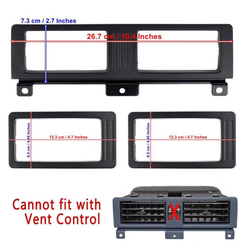For Nissan Navara D21 Truck 1986-97 Air-Con Vent Grille Cover Trim Black 7 PCS