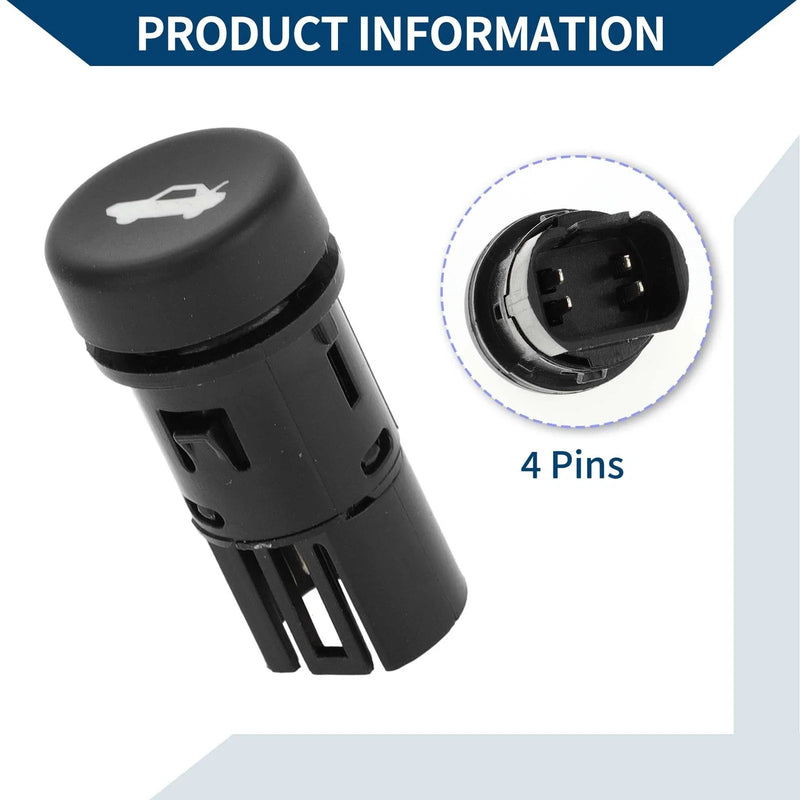 Chevrolet Camaro Trunk Lid Lock Release Push Button Switch (2011-2015)