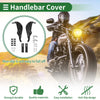 Motorcycle Grips / 1 Pair / Handlebar End Grips Checkered Pattern