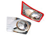 Mitsubishi L200 Triton Chrome Fog Light Covers (2010-2014)
