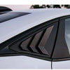 Honda Civic Sedan Matte Black Side Window Louvers (2022-2023)