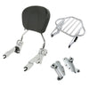 Harley Road Glide Backrest Sissy Bar Luggage Rack Docking (2009 - 2013)