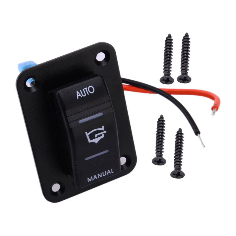 Car Boat Auto / Off / Manual 3 Way Bilge Pump Rocker Switch Panel