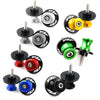 Yamaha YZF R1 R3 R6 CNC Black Swingarm Spools Slider Stand Screws M6