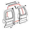 Toyota Hiace Van 1989-2004 Back Door Weatherstrip