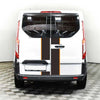 Car Truck Black & Orange Racing Stripe Vinyl Sticker