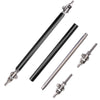 Dodge Charger Black Adjustable Bumper Lip Splitter Strut Rod Tie Support Bar