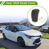 Toyota Corolla Pebbled Black Beige 1 Pc Gear Shift Knob Cover (2009–2013)