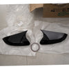 Honda Civic 2 x Glossy Black OX Horn Rear View Mirror Covers (2016-2021)