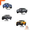 Ford Ranger Dual Cab Ute Chrome Door Sill Scuff Plates (2012-2024)