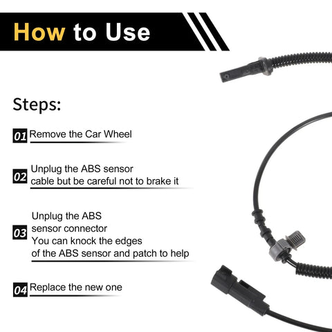 Chevrolet Blazer Front Left ABS Wheel Speed Sensor (2000-2005)