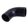 Car Black 2" to 2.5" 90 Degree Reducer Silicone Hose Coupler