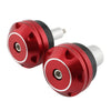 BMW RnineT Red Motorcycle Front Axle Caps Nut Covers (2017-2022)