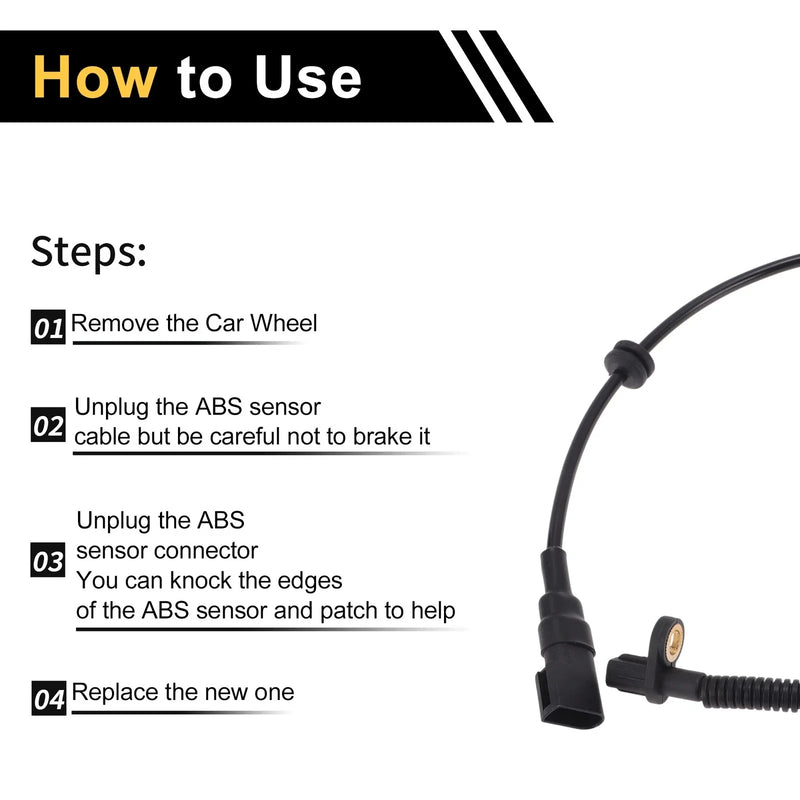 Ford Focus ABS Wheel Speed Sensor (2000-2007)