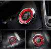 For Infiniti Q50 Q60 2014+ Red Engine Start Buttons Ring Sticker Cover Trim