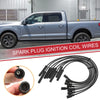 Ford F-150 F-250 F-350 8 Pcs Spark Plug Wire Ignition Coil Cables (2004-2023)