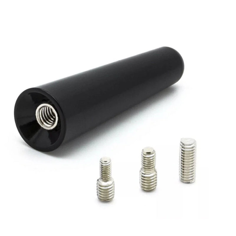 Universal Cars 3cm Short Rod Roof Antenna & Base with Adapter