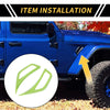 Jeep Wrangler JL JLU Gladiator JT Fender Side Air Outlet Vent Cover (2018-2023)