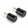F2 22mm Aluminum Black Motorcycle Handlebar Weights