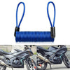 Motorcycle Disc Brake Lock 1 x 120cm Disc Lock Reminder Cable