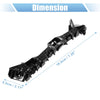 Honda Fit (2015) - Plastic Black, 2 x Brackets Front Bumper Bracket