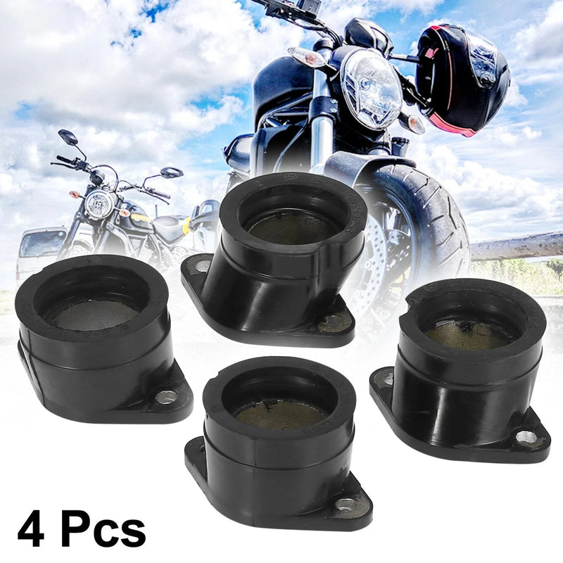 Kawasaki ZR750 4pcs / Motorcycle Carburetor Intake Manifold Boots (1991-2006)