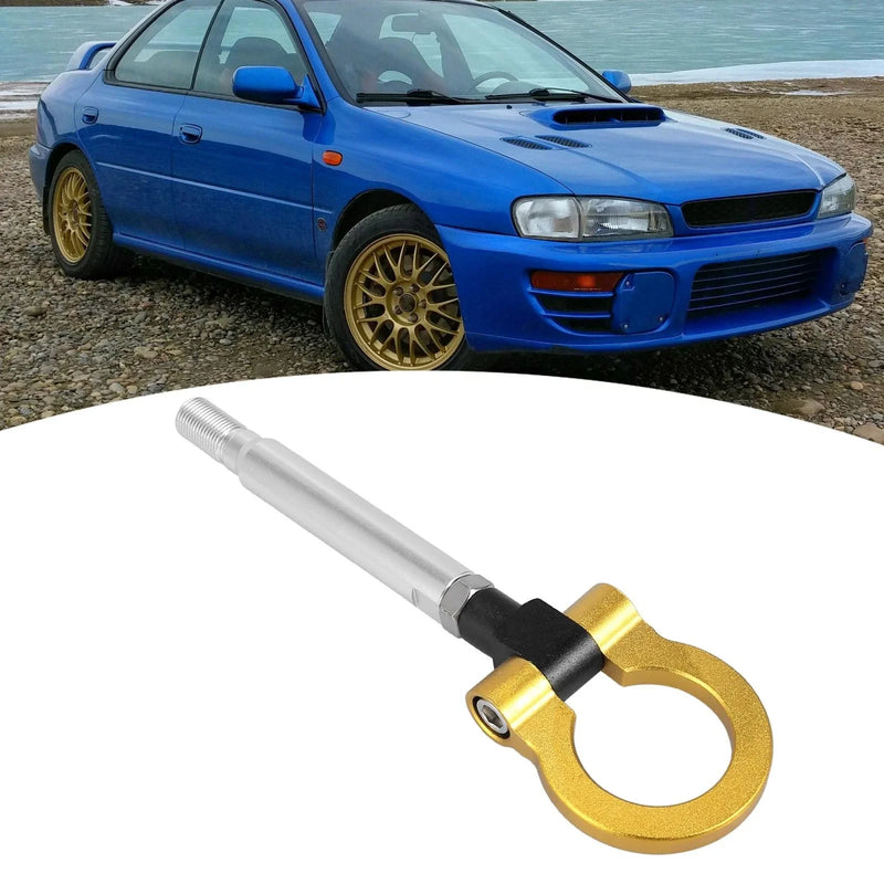 Subaru Impreza Gold Tone Front Bumper Trailer Towing Hook Screw (2012–2018)