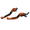 Yamaha YZF R1 (2009-2014) Orange CNC Extendable Brake Clutch Levers