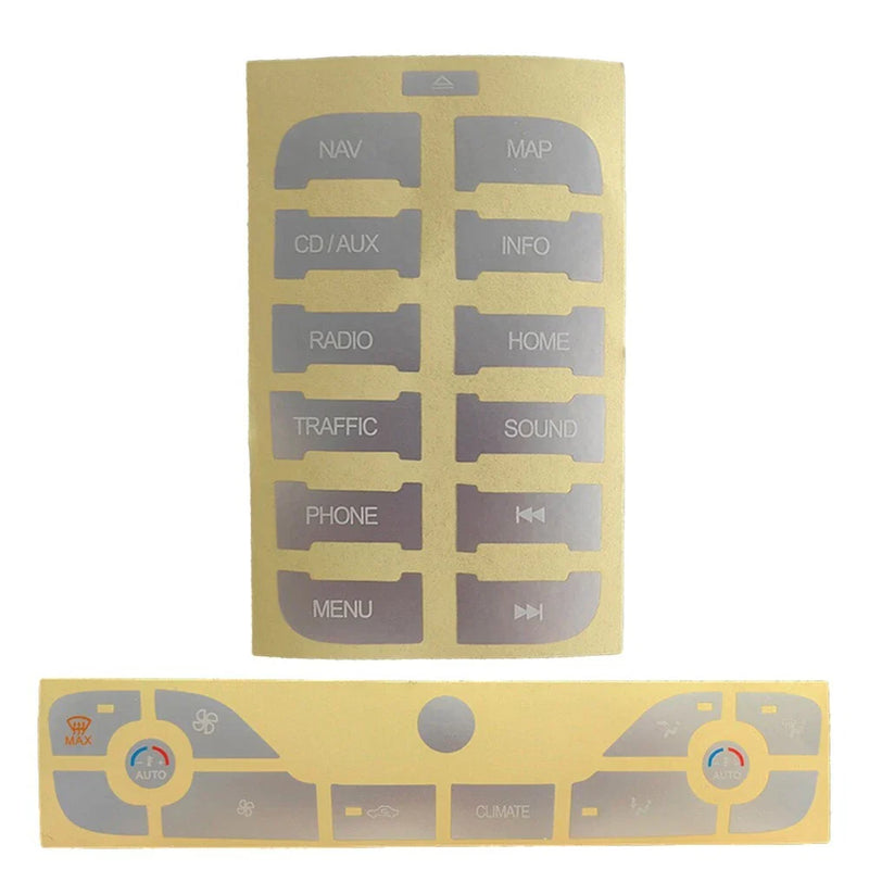 Ford S-Max Radio Button Repair Stickers (2011–2011)