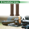 Motorcycle Handlebar TPU Dark Brown 25mm Hand Grips