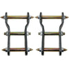 Mitsubishi Triton 2 x Lift Up 2" Rear Greasable Shackles Lift Kit (15-23)