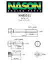 Holden V8 253–308 2 x Fel-Pro Head Gasket Set Head Bolt Kit