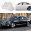 Cadillac CT6 Chrome Steel Door Window BC Pillar Posts Cover (2016–2020)